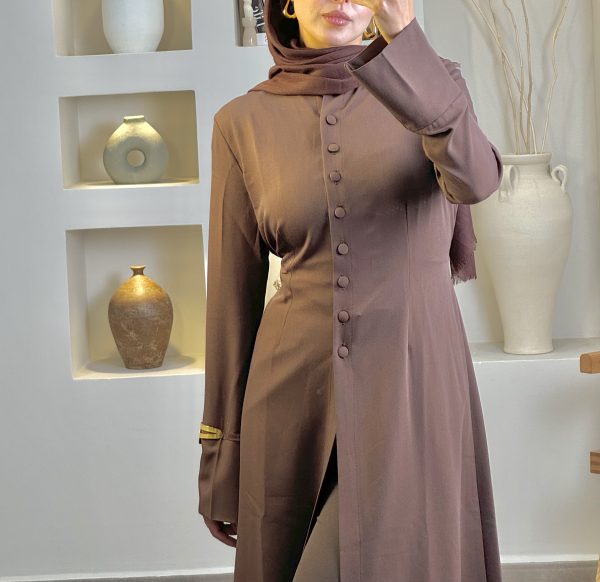 Robe liquette boutonnée